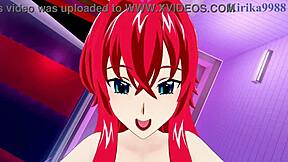 rias gremory and xenovia quarta have intense sex
