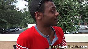 Gay black guy jizzing on monster cock