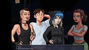 summertime saga episode 67 with cartoon characters