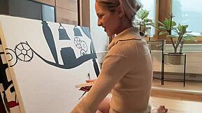 Creating Art In My Studio