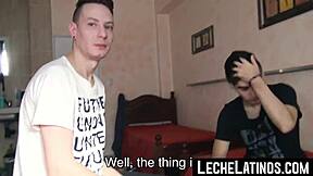 inexperienced gay latino breeds and blows hung top for money and pleasure