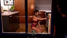 Husband caught me sneaking in his wifes bathroom