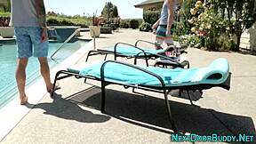 i cumfaced the gay athlete outdoors