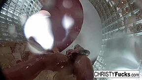 hot shower bts fun with christy and dahlia