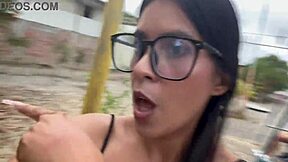 Check this out! Old man bangs two busty young women in public park threesome