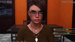 hot rich brunette asks hard questions in being a dik 143 😏