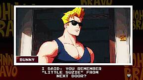 Johnny Bravo's hidden bravado in public handjob scene