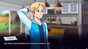 Pretty slut jerks off big cock in public outdoor