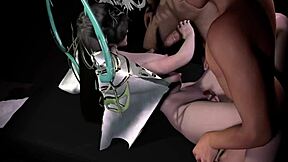 i see 3d cosplay milf in a group activity