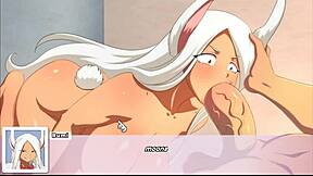 Waifu Hub S7 - Rumi from MHA Hentai Game Ep 4. Massive Facial Bukkake Ending Shocks!