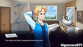 Aké je život v Woodchester, časť 1 tohto kresleného anime hentai hry?