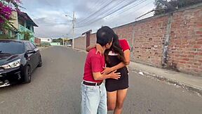 Check this out! Old man bangs two busty young women in public park threesome