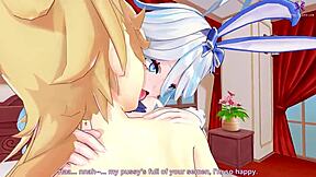 In Genshin Impact, tonight I am yours in intimate moments.