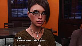 hot rich brunette asks hard questions in being a dik 143 😏