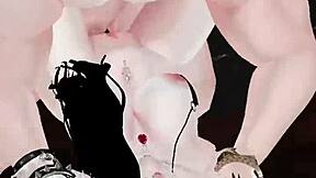 Wow! IMVU China Slut Takes Foreign Cock Hard