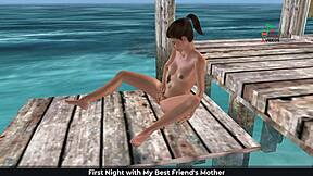 i watch this cute girl maturbate on the beach with her fingers and a banana, it's so hot!