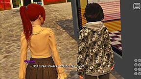 Full Gameplay of My Bully Is My Lover With Student Slut in Dress. Part 20 Shows Her Small Tits in Action.