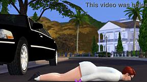 i use x-ray glasses in sims 4 to see cartoon characters naked