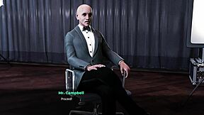 Monica model in photoshoot blowjob with old man