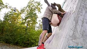 public agent nicole rae with big tits in pov blowjob