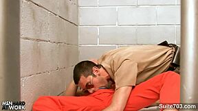 Hottie Gays Fucking And Sucking In Prison Cell