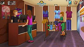 Pretty slut jerks off big cock in public outdoor