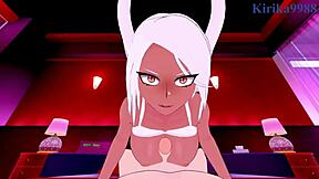 Toru Hagakure and Rumi Usagiyama Mirko dominate in intense POV hentai sex