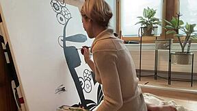 Creating Art In My Studio