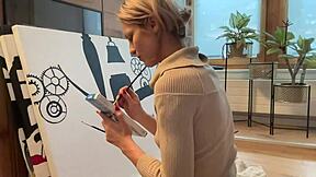 Creating Art In My Studio