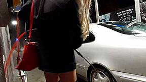 My car wash experience in public outdoor setting