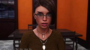 hot rich brunette asks hard questions in being a dik 143 😏