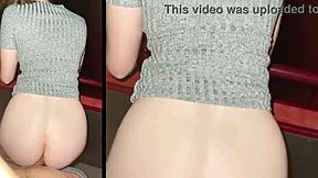 Risky Public Quickie at Cinema with Tight Pussy