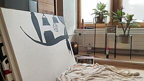 Creating Art In My Studio