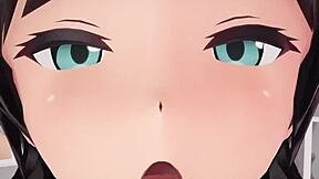 Feelings Run Wild with Matsukaze Kantai Collection Anime in Steamy Hentai Fux Scene