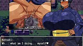 Tanned cutie Natsuki gets banged by a big cock