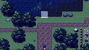 tanned natsuki gets creampie in public hentai game