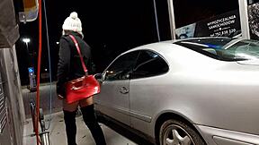 My car wash experience in public outdoor setting