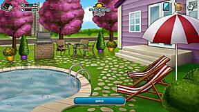 Pretty slut jerks off big cock in public outdoor