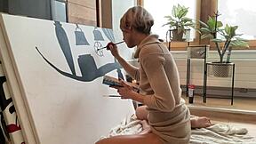 Creating Art In My Studio