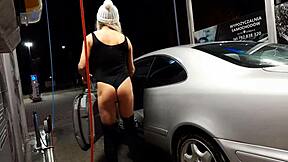 My car wash experience in public outdoor setting