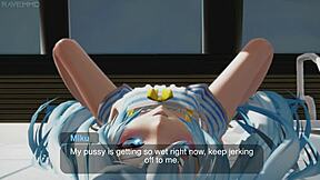 i can't wait to see miku wet during this teasing hentai photoshoot by the pool.