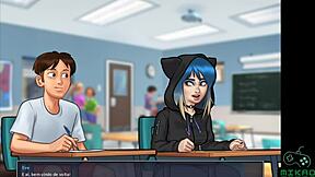 Summertime saga Ep 55: Schoolgirls and MILF next door