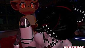 Vrchat Vulpix and His Trainer Engage in Special Training Sessions