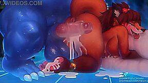 Zonkpunch Extended Hentai Action with Furry Anime Details