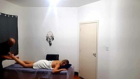 She got a massage but therapist surprised her with cum 😲