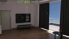 Babysitter 09 Follows New Office Routine In 3d Anime Game