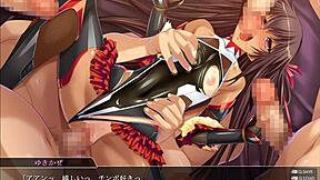 Taimanin yukikaze endures intense fucking in animation 8