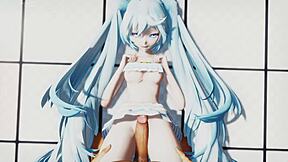 i can't wait to see miku wet during this teasing hentai photoshoot by the pool.