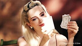 What started as tarot reading turned into Lexi Lore and Quinton James banging hard for SinfulXXX. Tight pussy bent over close up!