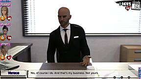 Babysitter 09 Follows New Office Routine In 3d Anime Game